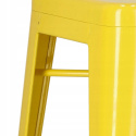 HOKER STOŁEK BAROWY Paris 66 cm D2.DESIGN ŻÓŁTY inspirowany Tolix METALOWY Z PODPÓRKĄ NA NOGI można sztaplować DO KUCHNI BARU HOKER STOŁEK BAROWY Paris 66 cm D2.DESIGN ŻÓŁTY inspirowany Tolix METALOWY Z PODPÓRKĄ NA NOGI można sztaplować DO KUCHNI BARU