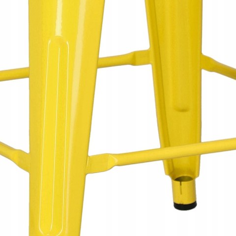 HOKER STOŁEK BAROWY Paris 66 cm D2.DESIGN ŻÓŁTY inspirowany Tolix METALOWY Z PODPÓRKĄ NA NOGI można sztaplować DO KUCHNI BARU HOKER STOŁEK BAROWY Paris 66 cm D2.DESIGN ŻÓŁTY inspirowany Tolix METALOWY Z PODPÓRKĄ NA NOGI można sztaplować DO KUCHNI BARU