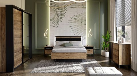 Forte HAYATO Sleeping LUXZ01B2-Z13 Listwy okalające czarne z punktami świetlnymi Forte HAYATO Sleeping LUXZ01B2-Z13 Listwy okalające czarne z punktami świetlnymi