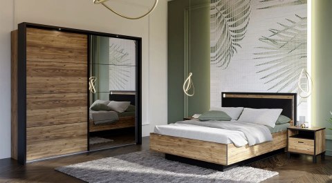 Forte HAYATO Sleeping LUXZ01B2-Z13 Listwy okalające czarne z punktami świetlnymi Forte HAYATO Sleeping LUXZ01B2-Z13 Listwy okalające czarne z punktami świetlnymi