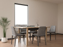 Forte JOAKIMIS TBLT7081-M682 Stół rozkładany, 120-160x80 cm Dąb Mauvella / Czarny Forte JOAKIMIS TBLT7081-M682 Stół rozkładany, 120-160x80 cm Dąb Mauvella / Czarny