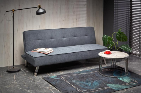 Halmar sofa CARLO rozkładana popiel-tkanina, chrom Halmar sofa CARLO rozkładana popiel-tkanina, chrom