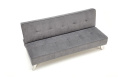 Halmar sofa CARLO rozkładana popiel-tkanina, chrom