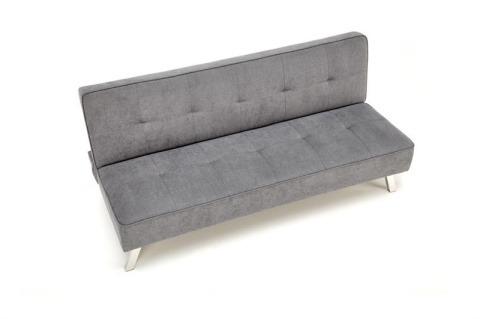 Halmar sofa CARLO rozkładana popiel-tkanina, chrom Halmar sofa CARLO rozkładana popiel-tkanina, chrom