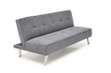 Halmar sofa CARLO rozkładana popiel-tkanina, chrom