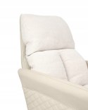 FOTEL OBROTOWY ROZKŁADANY RELAX King Home BEŻOWY KORPUS I PODŁOKIETNIKI EKOSKÓRA SIEDZISKO TKANINA TEDDY WYSUWANY PODNÓŻEK FOTEL OBROTOWY ROZKŁADANY RELAX King Home BEŻOWY KORPUS I PODŁOKIETNIKI EKOSKÓRA SIEDZISKO TKANINA TEDDY WYSUWANY PODNÓŻEK