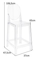 HOKER KRZESŁO BAROWE VICTORIA 65 cm King Home DYMIONE - poliwęglan DO DOMU I DO LOKALU Z PODNÓŻKIEM MOŻNA SZTAPLOWAĆ HOKER KRZESŁO BAROWE VICTORIA 65 cm King Home DYMIONE - poliwęglan DO DOMU I DO LOKALU Z PODNÓŻKIEM MOŻNA SZTAPLOWAĆ