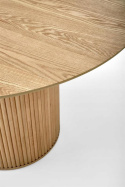 STÓŁ OKRĄGŁY FI 120 LOPEZ dąb naturalny MDF + OKLEINA NATURALNA LITE DREWNO HALMAR DO DOMU I DO LOKALU STÓŁ OKRĄGŁY FI 120 LOPEZ dąb naturalny MDF + OKLEINA NATURALNA LITE DREWNO HALMAR DO DOMU I DO LOKALU