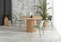 STÓŁ OKRĄGŁY FI 120 LOPEZ dąb naturalny MDF + OKLEINA NATURALNA LITE DREWNO HALMAR DO DOMU I DO LOKALU STÓŁ OKRĄGŁY FI 120 LOPEZ dąb naturalny MDF + OKLEINA NATURALNA LITE DREWNO HALMAR DO DOMU I DO LOKALU
