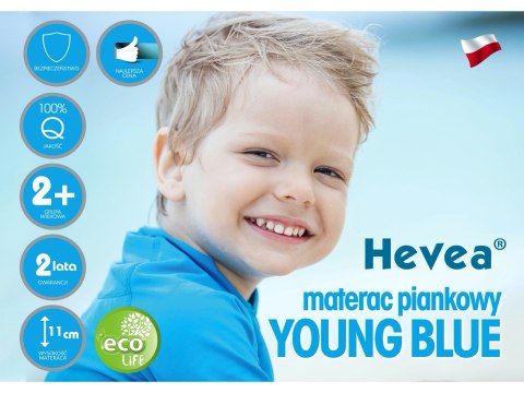 Materac piankowy Hevea Young Blue 180x80 (Medica) Materac piankowy Hevea Young Blue 180x80 (Medica)