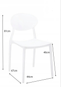 KRZESŁO FLEX Modesto Design MODESTO szare - TWORZYWO PP DO WNĘTRZ I NA ZEWNĄTRZ KRZESŁO FLEX Modesto Design MODESTO szare - TWORZYWO PP DO WNĘTRZ I NA ZEWNĄTRZ