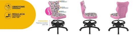 Entelo Krzesło młodzieżowe Petit czarny Storia 31 rozmiar 5 WK+P Entelo Krzesło młodzieżowe Petit czarny Storia 31 rozmiar 5 WK+P