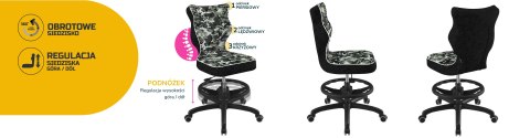 Entelo Krzesło młodzieżowe Petit czarny Storia 33 rozmiar 6 WK+P Entelo Krzesło młodzieżowe Petit czarny Storia 33 rozmiar 6 WK+P