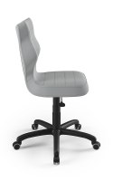 Entelo Krzesło młodzieżowe Petit czarny Velvet 03 rozmiar 6 Entelo Krzesło młodzieżowe Petit czarny Velvet 03 rozmiar 6