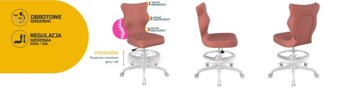 Entelo Krzesło młodzieżowe Petit biały Monolith 08 rozmiar 6 WK+P Entelo Krzesło młodzieżowe Petit biały Monolith 08 rozmiar 6 WK+P