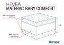 Materac z lateksem Hevea Baby Comfort 130x70 (Aegis Natural Care)