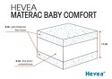 Materac z lateksem Hevea Baby Comfort 140x70 (Aegis Natural Care)