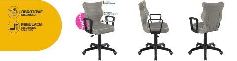 Entelo Krzesło młodzieżowe Norm czarny Visto 03 rozmiar 5 Entelo Krzesło młodzieżowe Norm czarny Visto 03 rozmiar 5