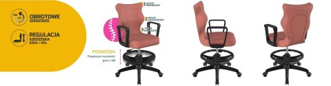 Entelo Krzesło młodzieżowe Norm czarny Monolith 08 rozmiar 6 WK+P Entelo Krzesło młodzieżowe Norm czarny Monolith 08 rozmiar 6 WK+P