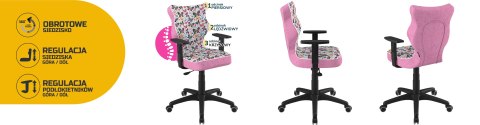 Entelo Krzesło młodzieżowe Duo Czarny Storia 31 rozmiar 6 Entelo Krzesło młodzieżowe Duo Czarny Storia 31 rozmiar 6