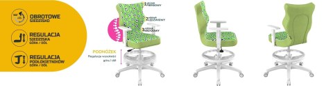 Entelo Krzesło młodzieżowe Duo biały Storia 29 rozmiar 6 WK+P Entelo Krzesło młodzieżowe Duo biały Storia 29 rozmiar 6 WK+P