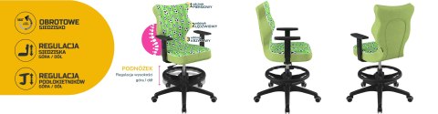 Entelo Krzesło młodzieżowe Duo czarny Storia 29 rozmiar 5 WK+P Entelo Krzesło młodzieżowe Duo czarny Storia 29 rozmiar 5 WK+P