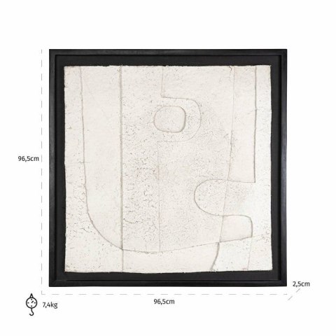 Richmond Interiors RICHMOND obraz PHOEBE TAPIOCA 96,5x96,5cm Richmond Interiors RICHMOND obraz PHOEBE TAPIOCA 96,5x96,5cm