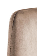 Halmar K460 krzesło beżowe materiał: tkanina velvet / nogi metal złote Halmar K460 krzesło beżowe materiał: tkanina velvet / nogi metal złote