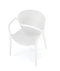 Halmar K491 krzesło plastik biały, można sztaplować