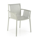 Halmar K492 krzesło popielate materiał tworzywo, możliwość sztaplowania