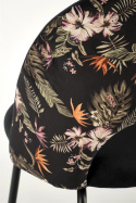 Halmar K505 krzesło wielobarwny, materiał: tkanina - velvet / stal malowana proszkowo Halmar K505 krzesło wielobarwny, materiał: tkanina - velvet / stal malowana proszkowo