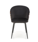 Halmar K506 krzesło wielobarwny materiał: tkanina - velvet / stal malowana proszkowo Halmar K506 krzesło wielobarwny materiał: tkanina - velvet / stal malowana proszkowo