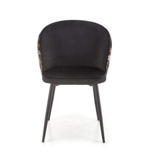 Halmar K506 krzesło wielobarwny materiał: tkanina - velvet / stal malowana proszkowo Halmar K506 krzesło wielobarwny materiał: tkanina - velvet / stal malowana proszkowo