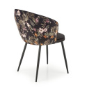 Halmar K506 krzesło wielobarwny materiał: tkanina - velvet / stal malowana proszkowo Halmar K506 krzesło wielobarwny materiał: tkanina - velvet / stal malowana proszkowo