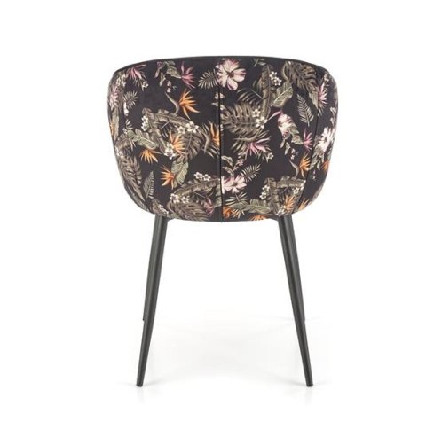 Halmar K506 krzesło wielobarwny materiał: tkanina - velvet / stal malowana proszkowo Halmar K506 krzesło wielobarwny materiał: tkanina - velvet / stal malowana proszkowo