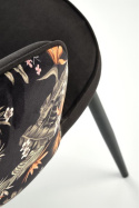 Halmar K506 krzesło wielobarwny materiał: tkanina - velvet / stal malowana proszkowo Halmar K506 krzesło wielobarwny materiał: tkanina - velvet / stal malowana proszkowo
