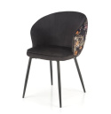 Halmar K506 krzesło wielobarwny materiał: tkanina - velvet / stal malowana proszkowo Halmar K506 krzesło wielobarwny materiał: tkanina - velvet / stal malowana proszkowo