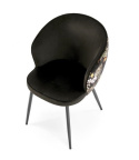 Halmar K506 krzesło wielobarwny materiał: tkanina - velvet / stal malowana proszkowo Halmar K506 krzesło wielobarwny materiał: tkanina - velvet / stal malowana proszkowo