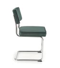 Halmar K510 krzesło ciemny zielony, materiał: tkanina - velvet / stal chromowana Halmar K510 krzesło ciemny zielony, materiał: tkanina - velvet / stal chromowana