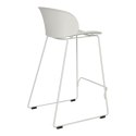 HOKER Vivia 66cm KRZESŁO BAROWE BIAŁE intesi SIEDZISKO TWORZYWO PP PODSTAWA STAL MALOWANA Z PODPÓRKĄ NA NOGI HOKER Vivia 66cm KRZESŁO BAROWE BIAŁE intesi SIEDZISKO TWORZYWO PP PODSTAWA STAL MALOWANA Z PODPÓRKĄ NA NOGI