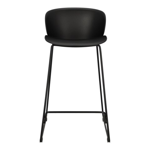 HOKER Vivia 66cm KRZESŁO BAROWE CZARNY Intesi SIEDZISKO TWORZYWO PP PODSTAWA STAL MALOWANA Z PODPÓRKĄ NA NOGI HOKER Vivia 66cm KRZESŁO BAROWE CZARNY Intesi SIEDZISKO TWORZYWO PP PODSTAWA STAL MALOWANA Z PODPÓRKĄ NA NOGI