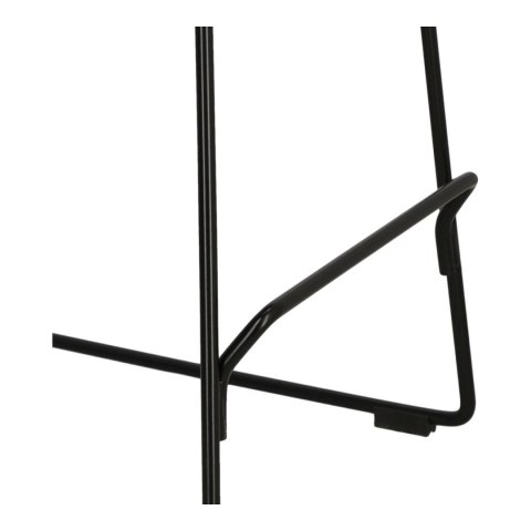 HOKER Vivia 66cm KRZESŁO BAROWE CZARNY Intesi SIEDZISKO TWORZYWO PP PODSTAWA STAL MALOWANA Z PODPÓRKĄ NA NOGI HOKER Vivia 66cm KRZESŁO BAROWE CZARNY Intesi SIEDZISKO TWORZYWO PP PODSTAWA STAL MALOWANA Z PODPÓRKĄ NA NOGI