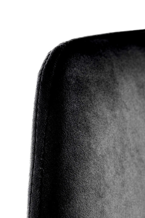 Halmar K460 krzesło czarne materiał: tkanina velvet / nogi metal złote Halmar K460 krzesło czarne materiał: tkanina velvet / nogi metal złote
