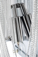 KINKIET LAMPA ŚCIENNA ATLANTA WALL 2 - SREBRNY aluminium stal 2 x E14 KING HOME KINKIET LAMPA ŚCIENNA ATLANTA WALL 2 - SREBRNY aluminium stal 2 x E14 KING HOME