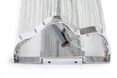 KINKIET LAMPA ŚCIENNA ATLANTA WALL 2 - SREBRNY aluminium stal 2 x E14 KING HOME KINKIET LAMPA ŚCIENNA ATLANTA WALL 2 - SREBRNY aluminium stal 2 x E14 KING HOME