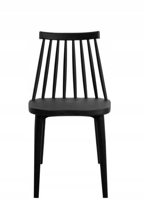 KRZESŁO RIBS BLACK czarne - tworzywo PP MODESTO DO WNĘTRZ I NA ZEWNĄTRZ KRZESŁO RIBS BLACK czarne - tworzywo PP MODESTO DO WNĘTRZ I NA ZEWNĄTRZ