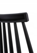 KRZESŁO RIBS BLACK czarne - tworzywo PP MODESTO DO WNĘTRZ I NA ZEWNĄTRZ KRZESŁO RIBS BLACK czarne - tworzywo PP MODESTO DO WNĘTRZ I NA ZEWNĄTRZ