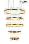 Moosee MOOSEE lampa wisząca GHIA 5 złota Moosee MOOSEE lampa wisząca GHIA 5 złota