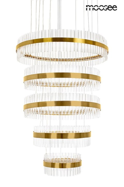 Moosee MOOSEE lampa wisząca GHIA 5 złota Moosee MOOSEE lampa wisząca GHIA 5 złota