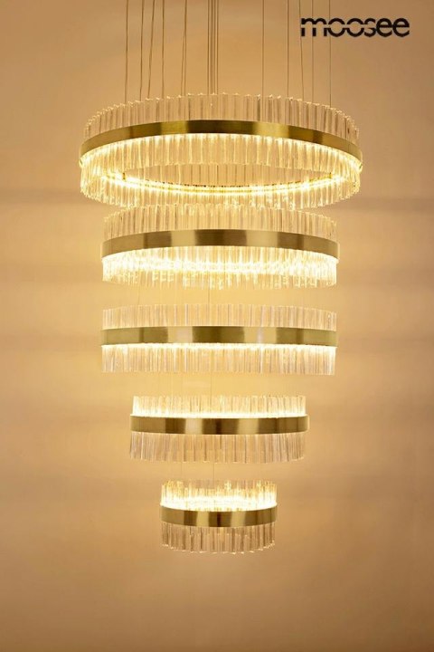 Moosee MOOSEE lampa wisząca GHIA 5 złota Moosee MOOSEE lampa wisząca GHIA 5 złota